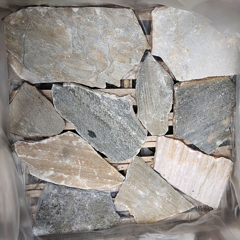 Natural Irregular Mixed Color Slate Crazy Paving stone Paving | Rustic Charm