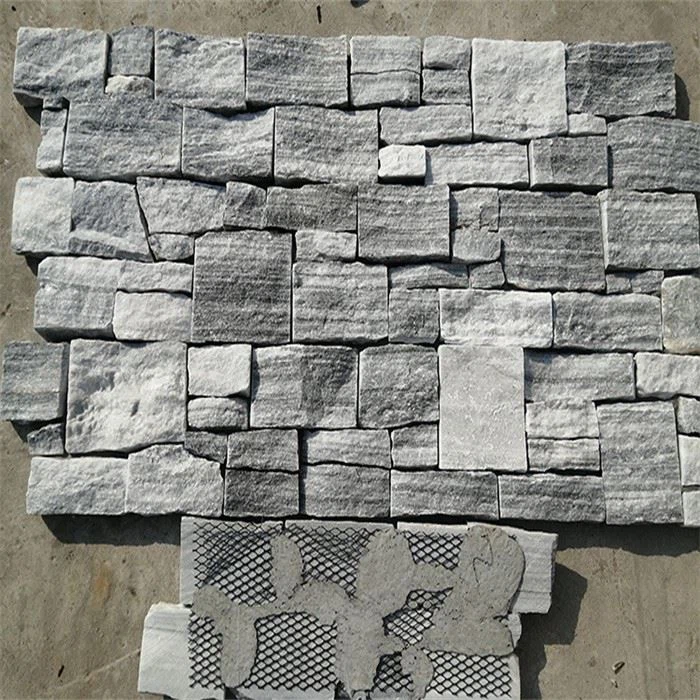 Alaska Grey Quartzite Mesh Back