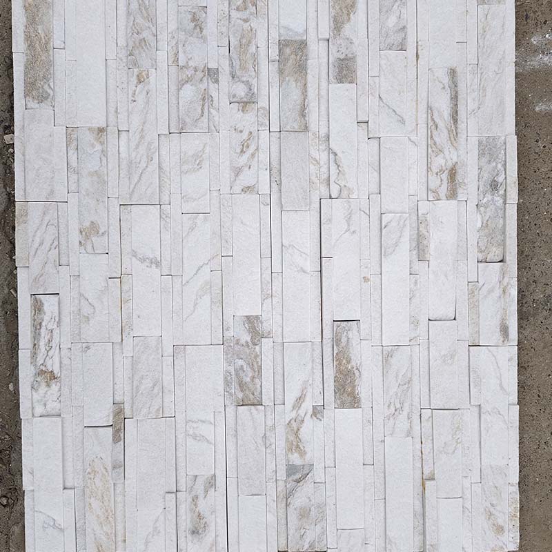 Split Face White Sandstone Panels
