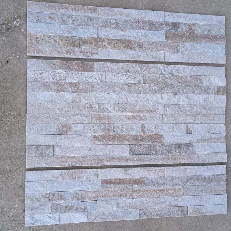 Golden Vein Split Face Stone Cladding