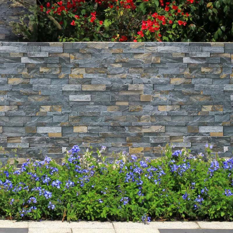 Blue Quartz Ledgestone | Rare Natural Stone Wall Panels | Crystalline Sparkle