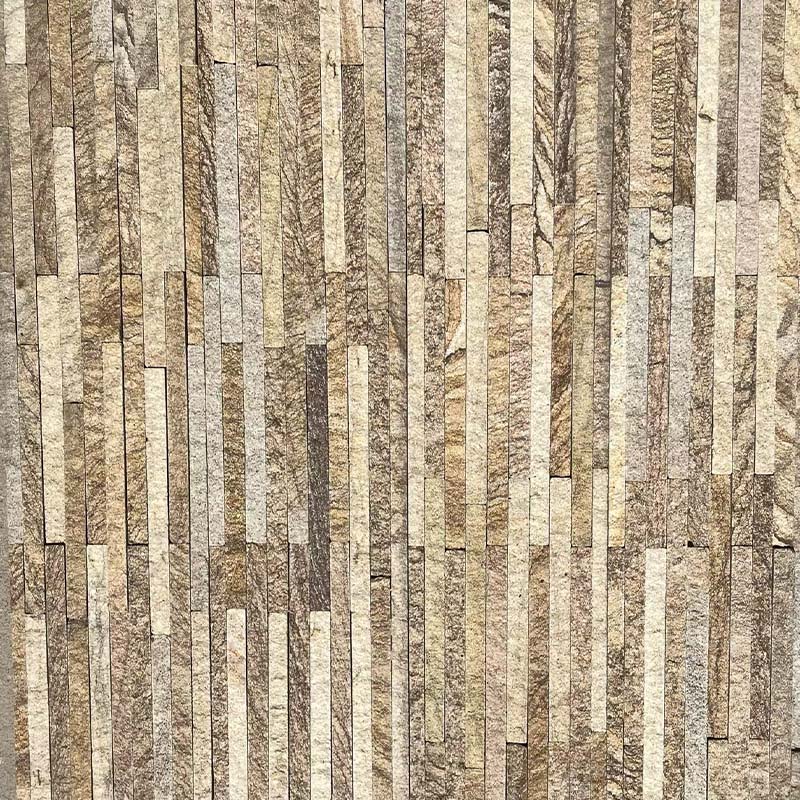 Yellow Wood Grain Ledgestone, Exterior Wall Cladding | Natural Timber Look