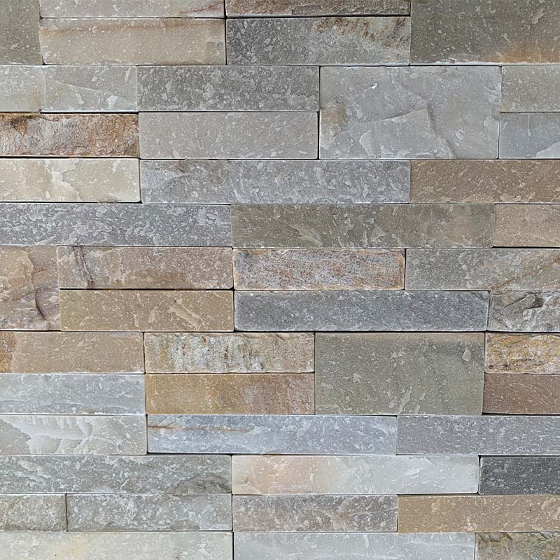 No Mortar Stone Wall Panels