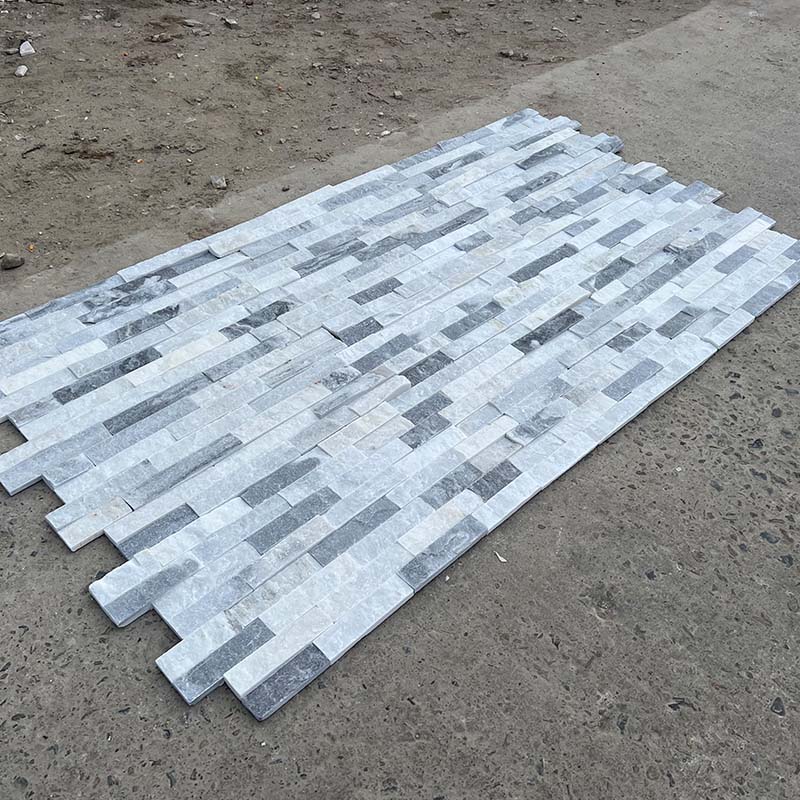 Cloud Grey Quartz Ledgestone | Ethereal Natural Stone Wall Panels
