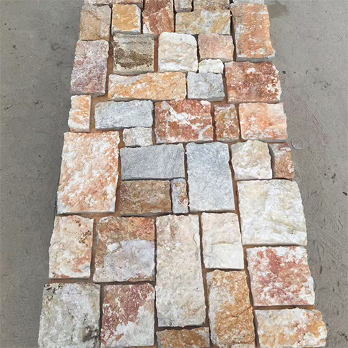 Yellow Pearl Castle Stone | Warm Golden Ledgestone Wall Cladding