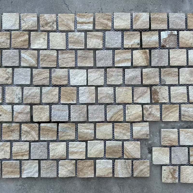 Wood Grain Cobblestone | Natural Timber-Look Stone Paving