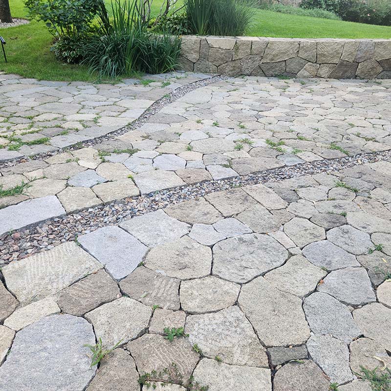 Tiger Skin Yellow Quartz Loose Stone | Exotic Natural Gravel | Landscaping