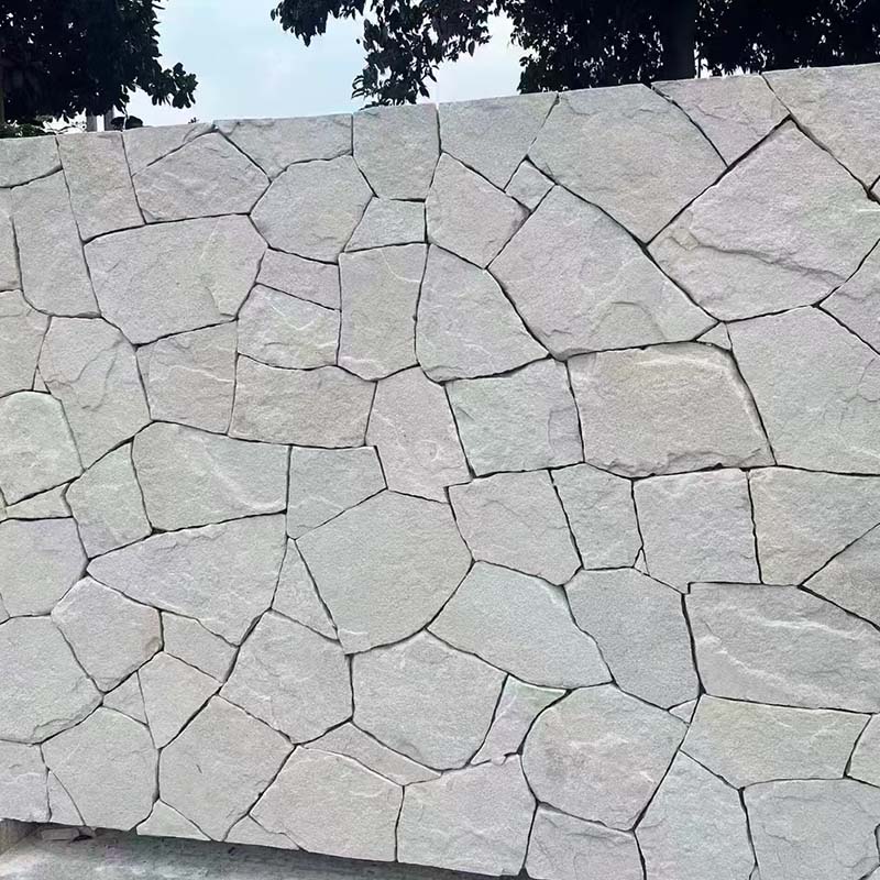 Beige Sandstone Free Form Wall Stone | Natural Stone Cladding
