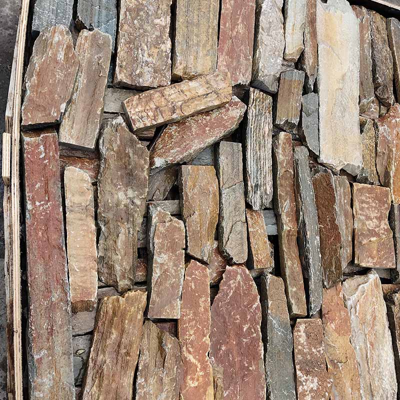 Beige Slate Wall Stone Pieces | Warm Natural Stone Veneer