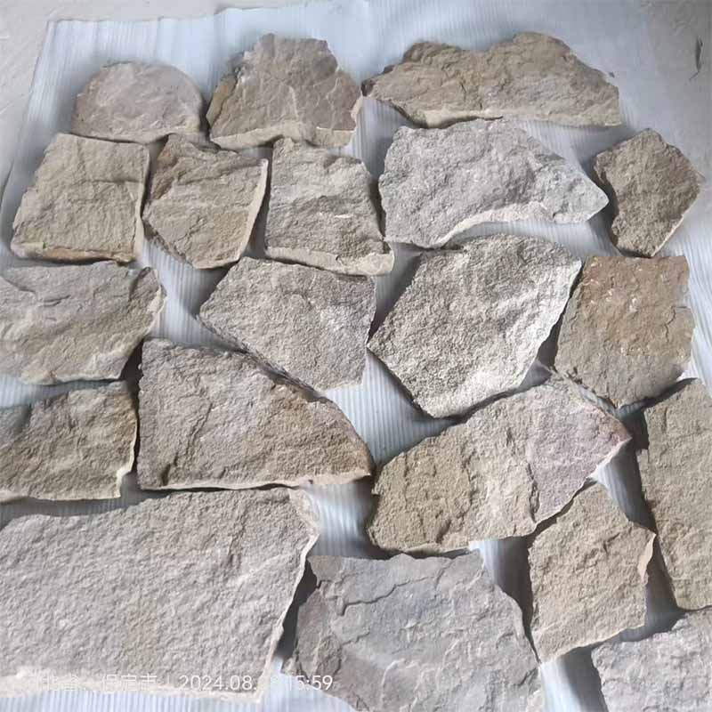 Yellow Sandstone Free Form Wall Stone | Warm Natural Cladding