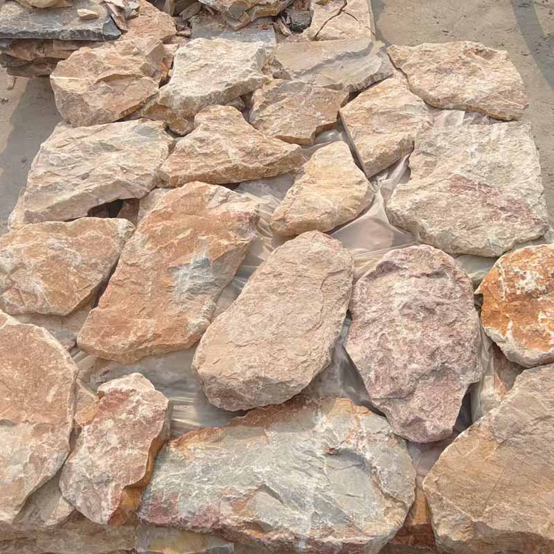 Mixed Color Limestone Wall Stone | Variegated Natural Stone Veneer