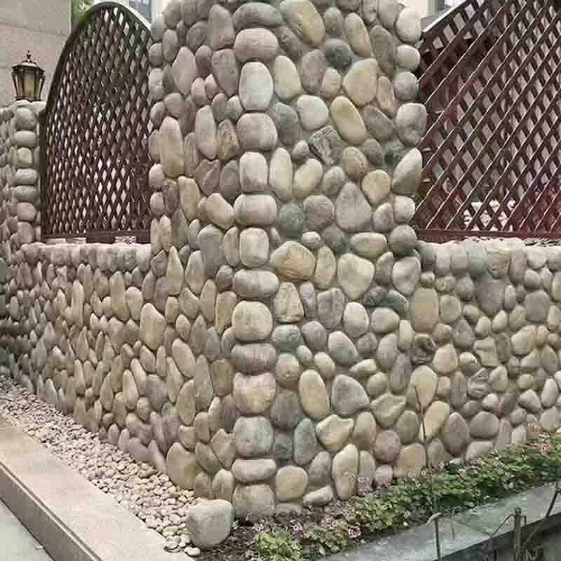 Machine-cut cobble stone