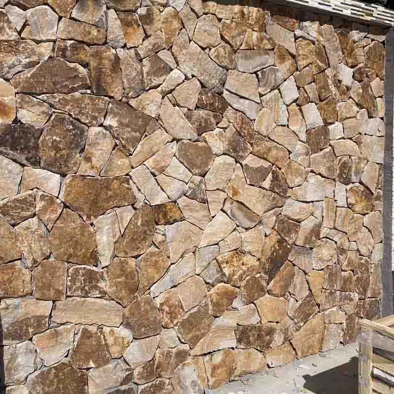 Rusty Wood Grain Sandstone Loose Stone | Natural Wall Cladding