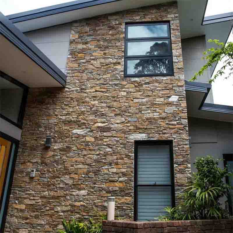 Exterior Wall Decoration Ideas Using Natural Slate Cladding